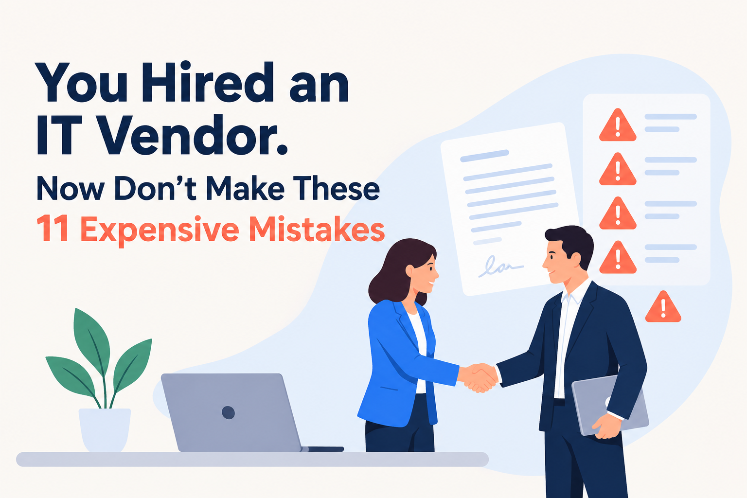 You Hired an IT Vendor. Now Don’t Make These 11 Expensive Mistakes